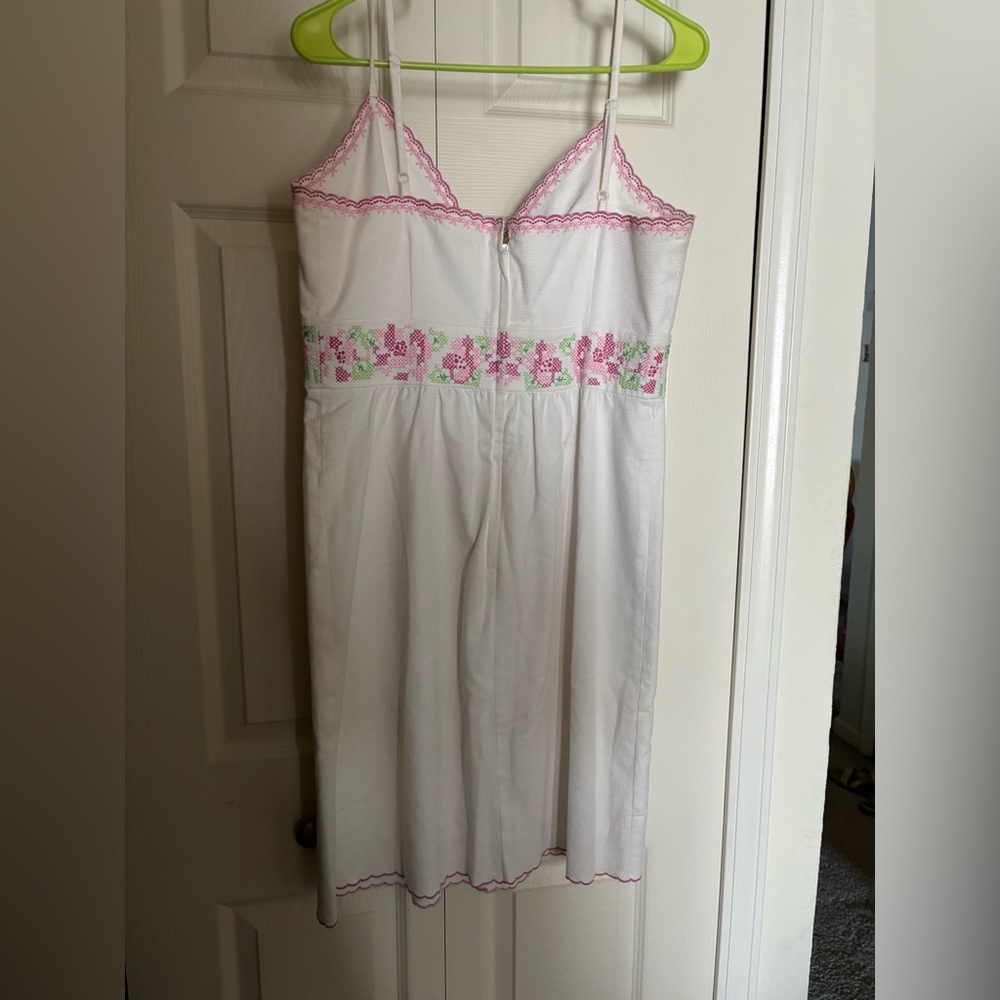 Lilly Pulitzer White Rose Dress (Vintage) 🎀 - Picture 6 of 7
